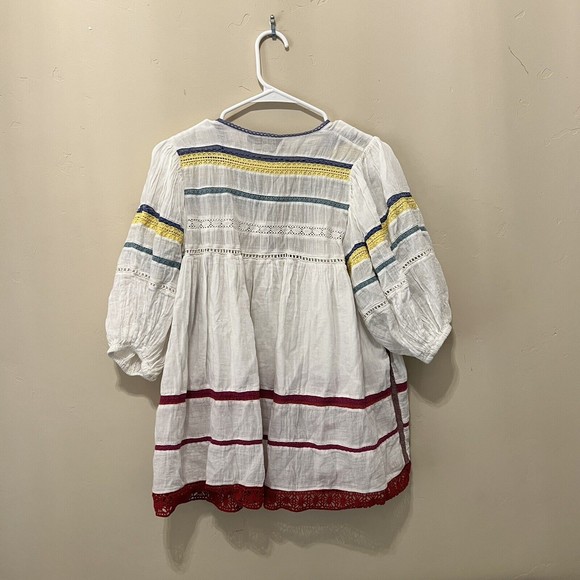 Anthropologie Multicolor Boho Blouse - Picture 3 of 3